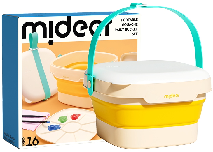 Набір гуашевих фарб з відерцем