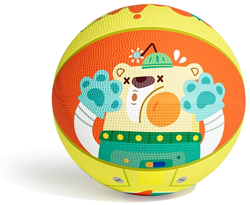 М'яч баскетбольний Ведмідь